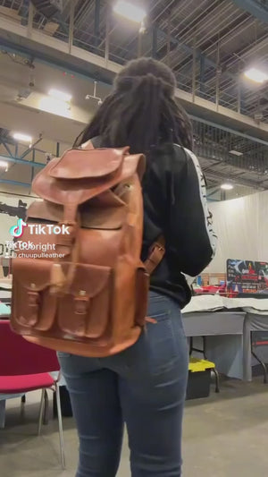 Alyx Leather Laptop Backpack