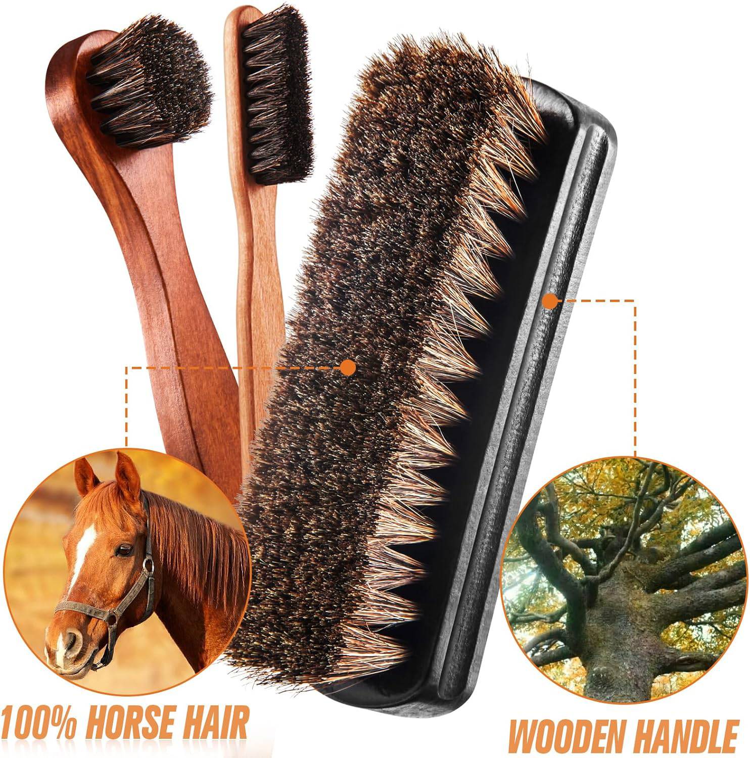 Horsehair Brush Kit - Chuupul Leather 